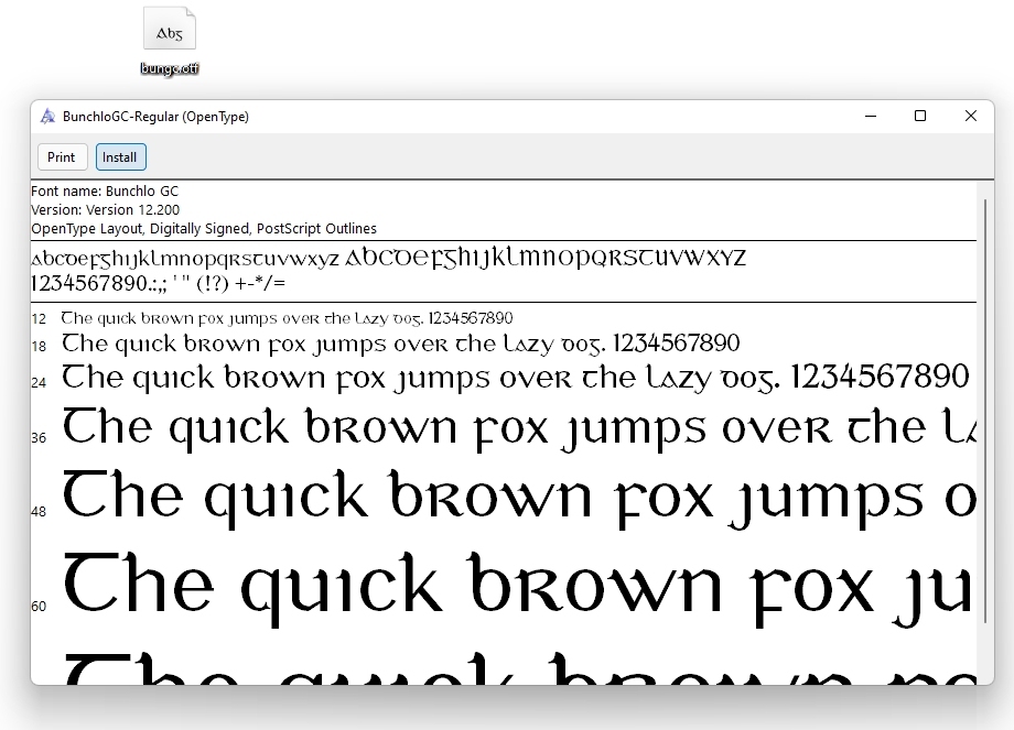 Font Viewer